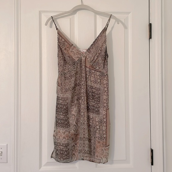 On the Road Paisley Print Dress in Pink & Gray - Size: S - Picture 2 of 5